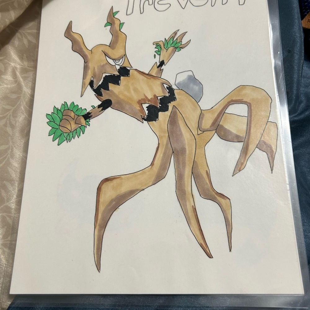 Abstract Tree Creature Art Print